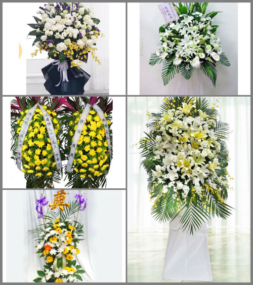 福建泉州南安市诗山镇前山村白事花篮预定